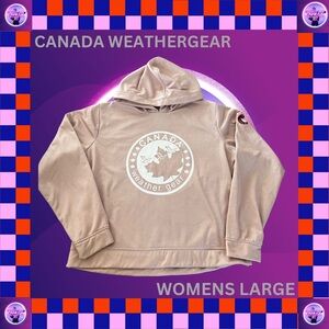 Canada WeatherGear Pink fleece lined hoodie